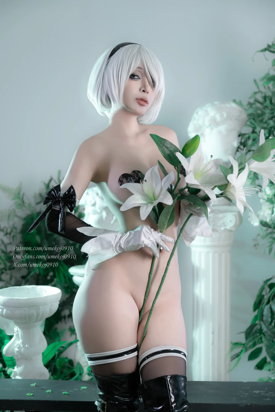 Umeko_J - Eve 2B Dress – Stellar Blade [107P,11V-2.05GB] tg@simisebaisi 【丝足阁】037.webp